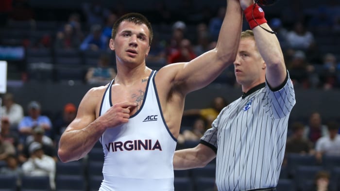Jay Aiello, Virginia Cavaliers wrestling
